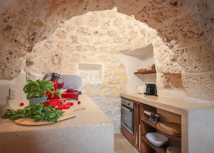 펜션 Td Trullo Titiro Vineyard Wine Cellar Pool *