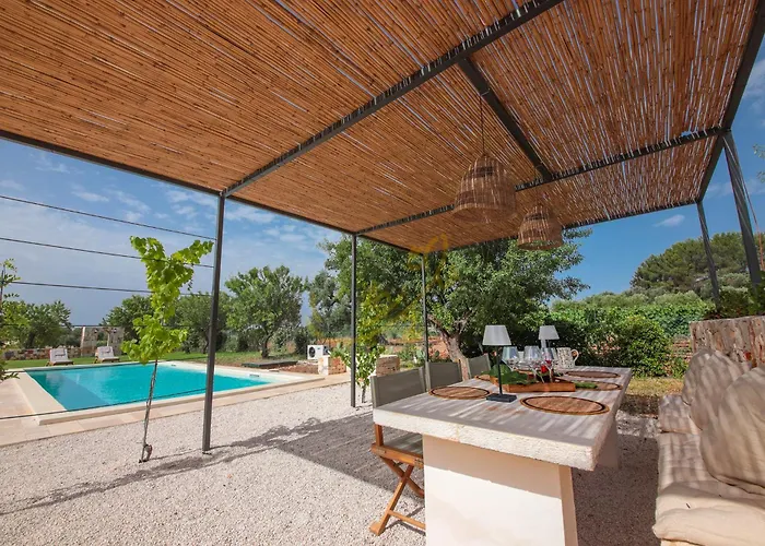 Td Trullo Titiro Vineyard Wine Cellar Pool *