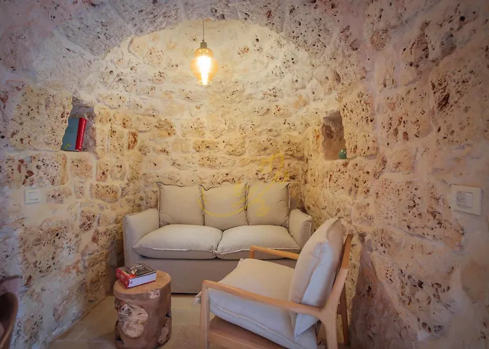 펜션 Td Trullo Titiro Vineyard Wine Cellar Pool *