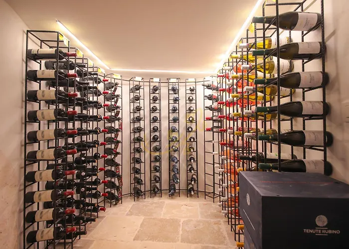 Td Trullo Titiro Vineyard Wine Cellar Pool 펜션 오스투니