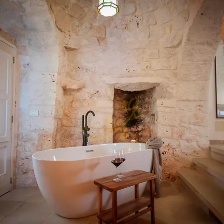 בית נופש Td Trullo Titiro Vineyard Wine Cellar Pool אוסטוני