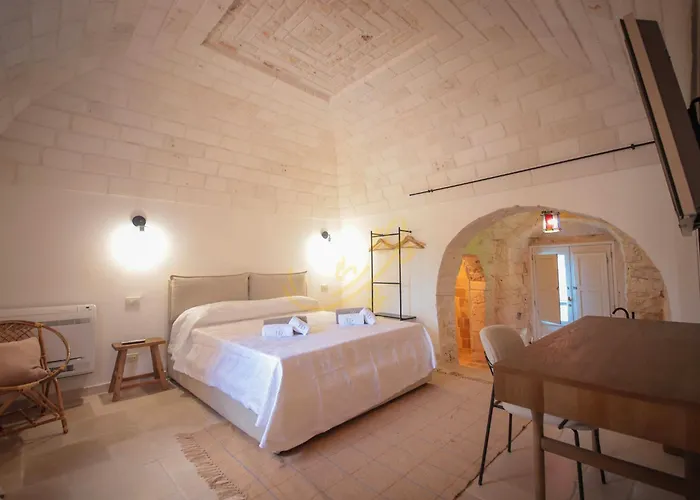 Дом отдыха Td Trullo Titiro Vineyard Wine Cellar Pool Остуни