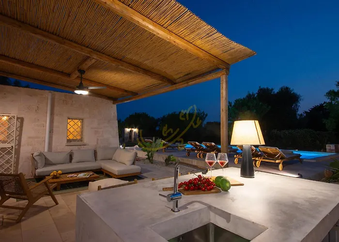 Td Trullo Titiro Vineyard Wine Cellar Pool *
